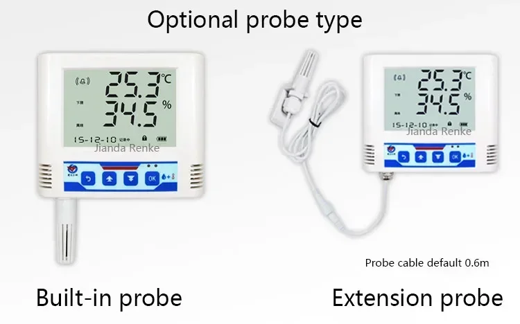 LCD-Display WLAN Luftfeuchtigkeit Temperatur Datenlogger Wi-Fi Temperatur- und Luftfeuchtigkeitssensor