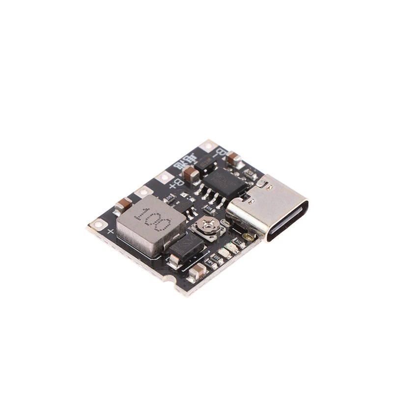 USB Type-C 2A Lithium Battery Fast Charge Module Lithium Li-ion 18650 3.7V 4.2V Battery Charger Board DC-DC Step Up Boost Module