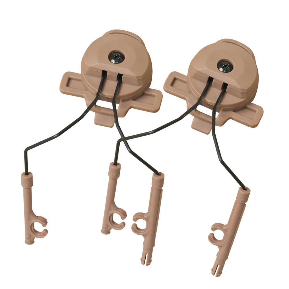 Booiu taktische Headset-Halterung Wendy Helm Kopfhörer Schnalle Ständer Arc Rail Adapter Mount Comtac II Noise Cancel ling Headset 4