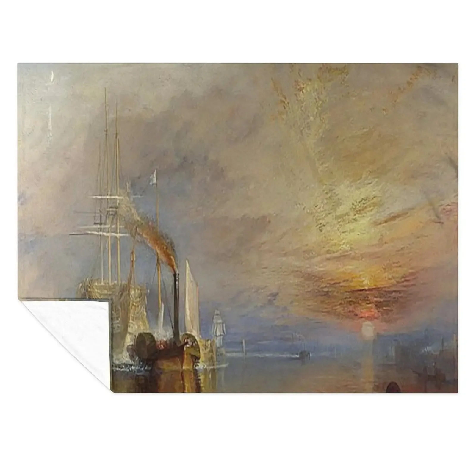 

The Fighting Temeraire JMW Turner Throw Blanket Decorative Sofas Comforter Kid'S for winter Blankets
