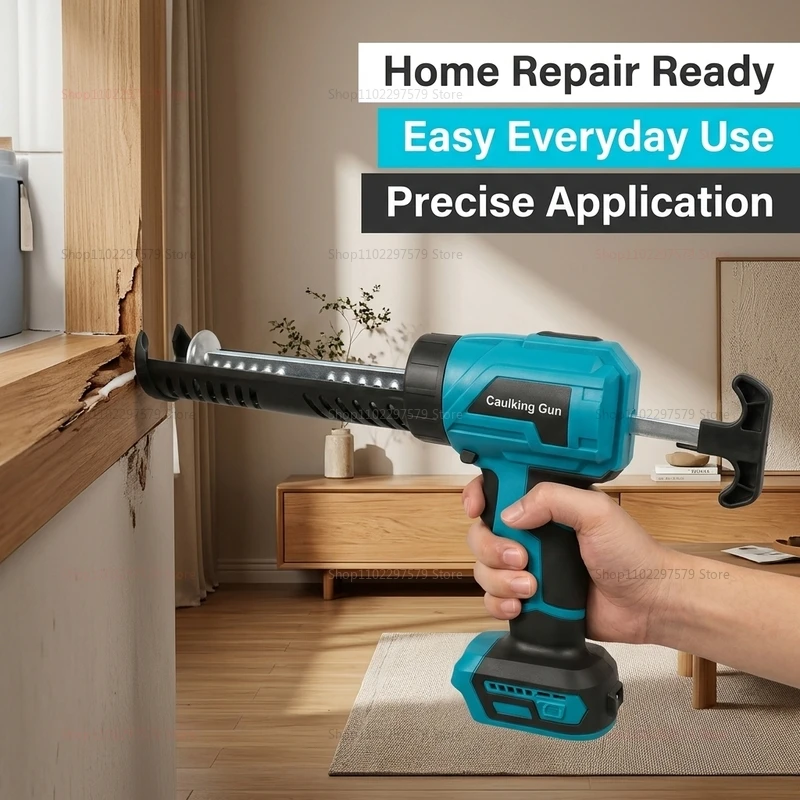 Electric Glue Gun 4 Speeds Wireless  Glue Caulking Gun Doors and Windows Electric Sewing Glue Tool for Makita 18V Battery