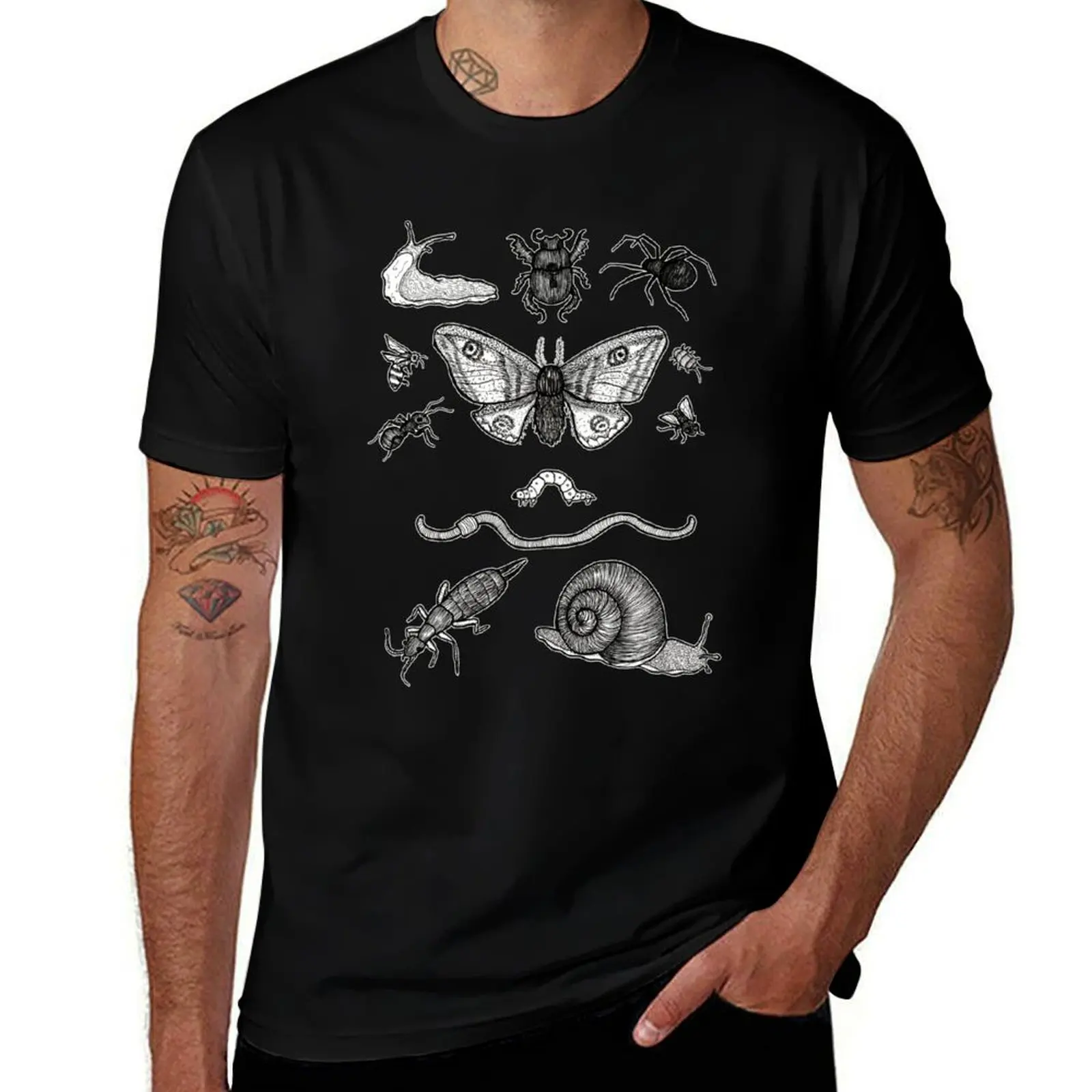 

Creepy Crawlies T-Shirt tshirts personalised anime clothes Aesthetic clothing cotton man t-shirts slim fit t shirts for men