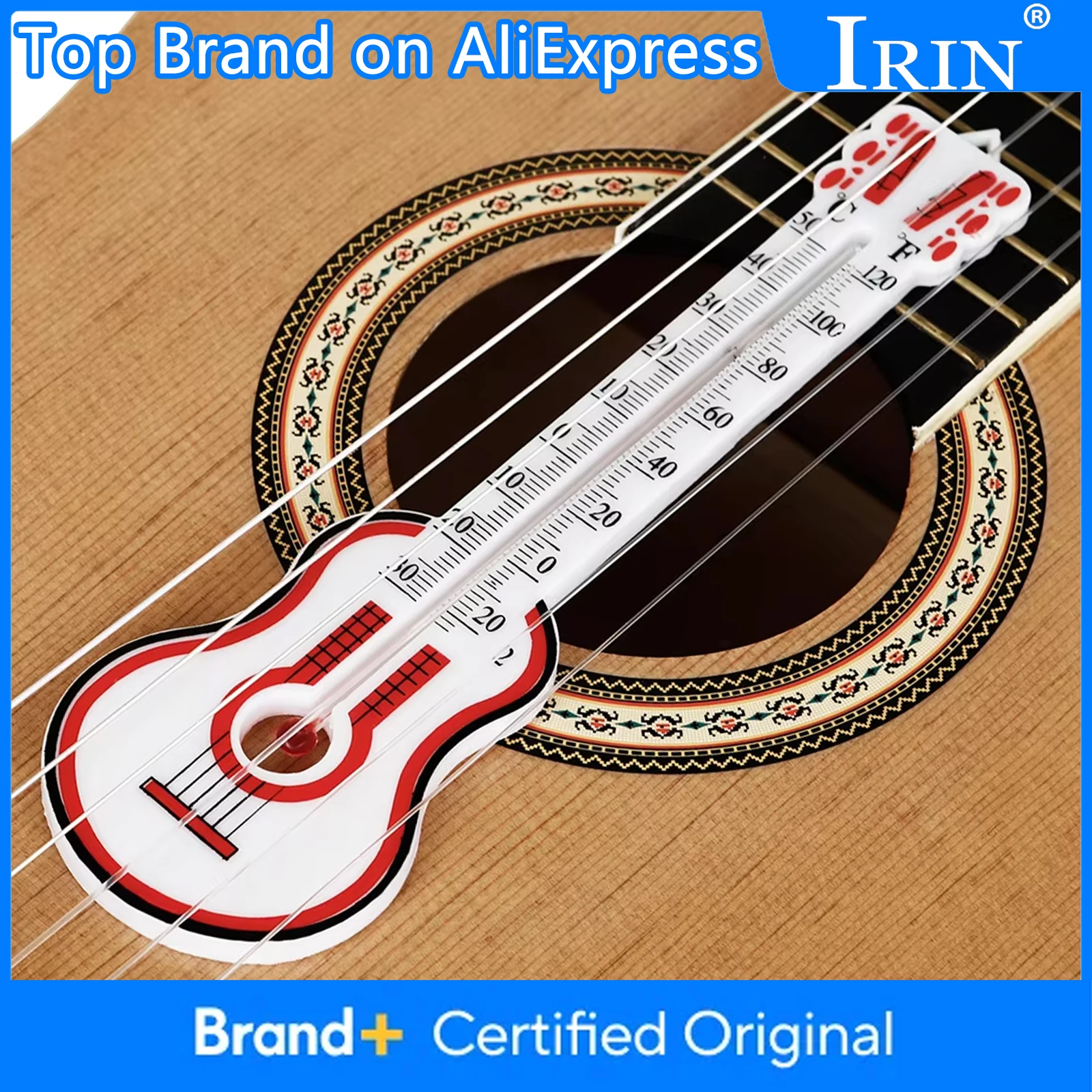 

IRIN Guitar Accessories Guitar Cartoon Jewellery Cartoon Guitar Thermo-Hygrometer Musical Instrument Lapel Pins Children's Gifts