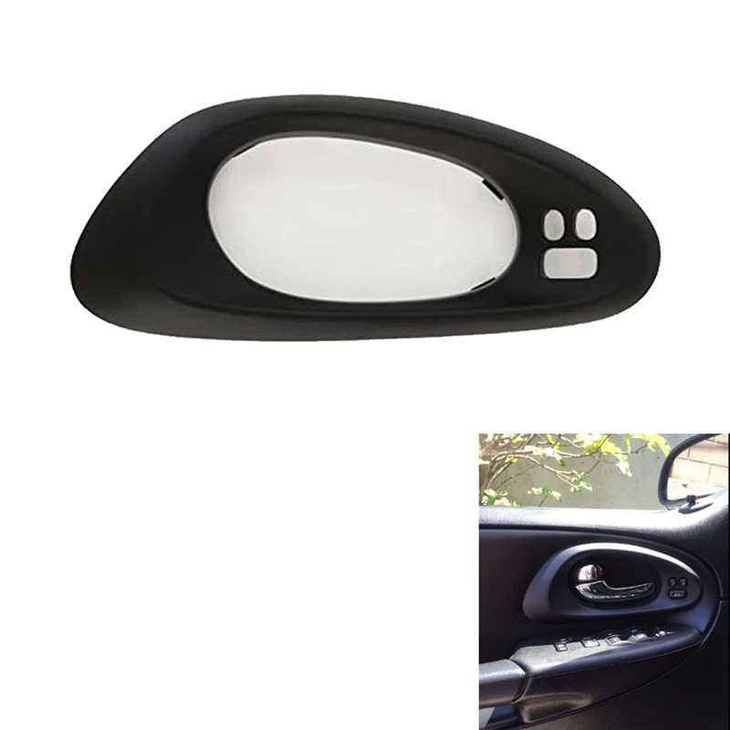 2X 15214503 Car Interior Front Left Inner Door Trim Handle Bezel For Chevrolet Trailblazer 2002-2009