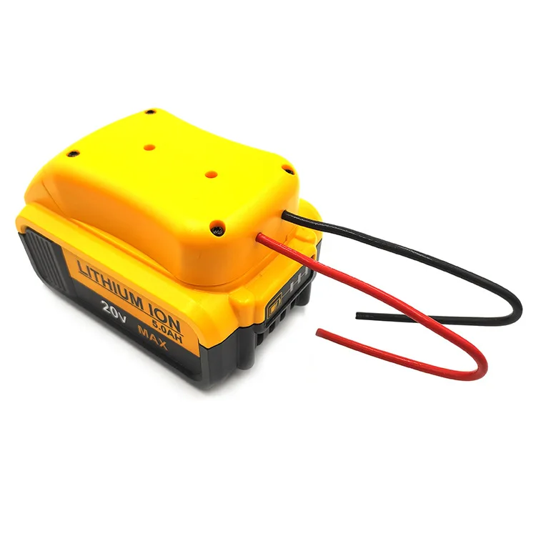 For DEWALT 14.4V 18V 20V Lithium Battery DIY Adapter Output Application Modification Lithium battery specific connection adapter