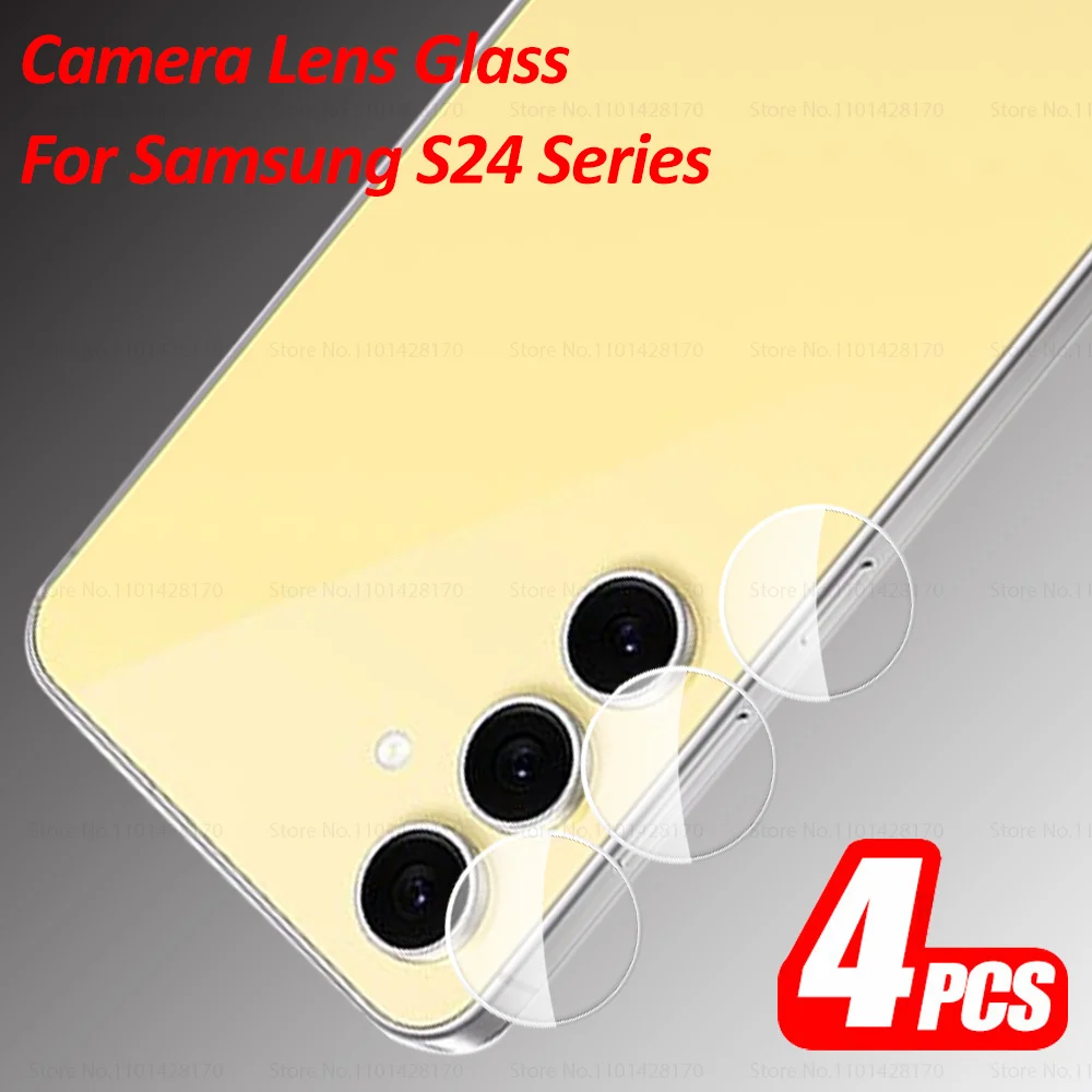 4 Set HD Camera Lens Protective Glass For Samsung Galaxy S24 FE Camera Protector Samsung S24 Ultra S 24 Plus SamsungS24 S24FE 5G