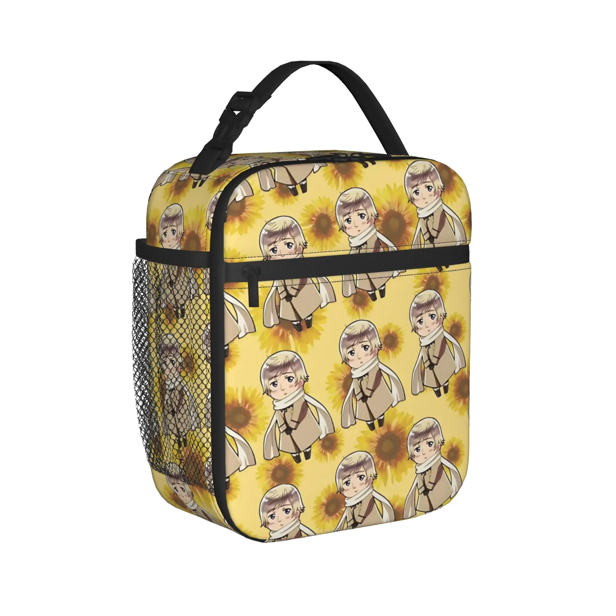 Insulated Lunch Box Hetalia Axis Powers Accessories  Lunch Food Box Harajuku Cooler Thermal Lunch Box For School