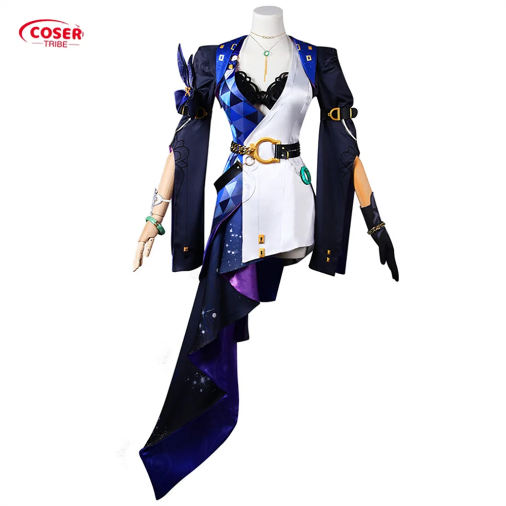 COSER TRIBE Anime Game Honkai Star Rail halcyon Performance clothing sexy Halloween Carnival Role CosPlay Costume Complete Set