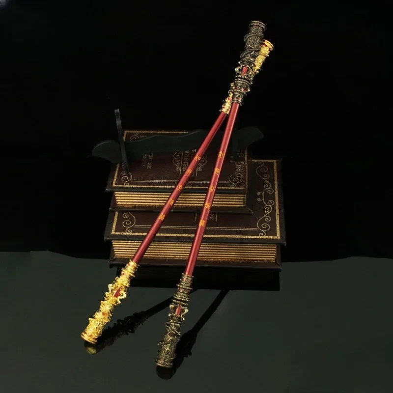 

40cm Black Myth:WuKong Golden Cudgel Game Peripheral Sun Wukong Monkey King Metal Weapon Model Collect Ornament Crafts Gift Toys