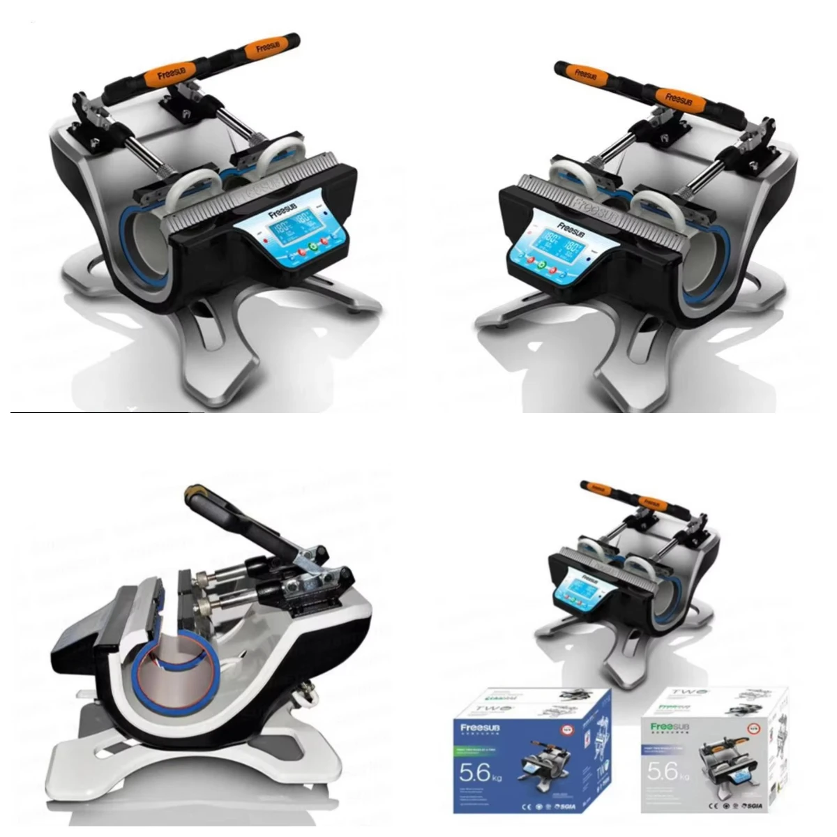 

WJW Multi-functions Sublimation Printing Ceramic Mug Printing Machine Heat Press Machine Mug