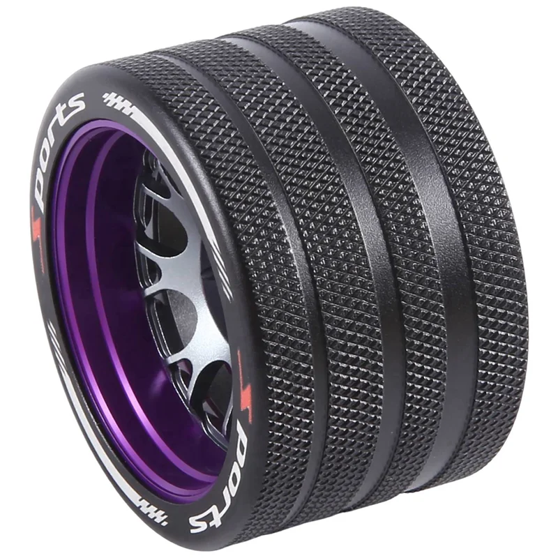 

B24C-4X RC Hand Wheel With Brake Disc Brake Caliper For SANWA MT4/FUTABA 4PX/Flysky NB4/KO EX Next/WFLY X9 Transmitter Purple