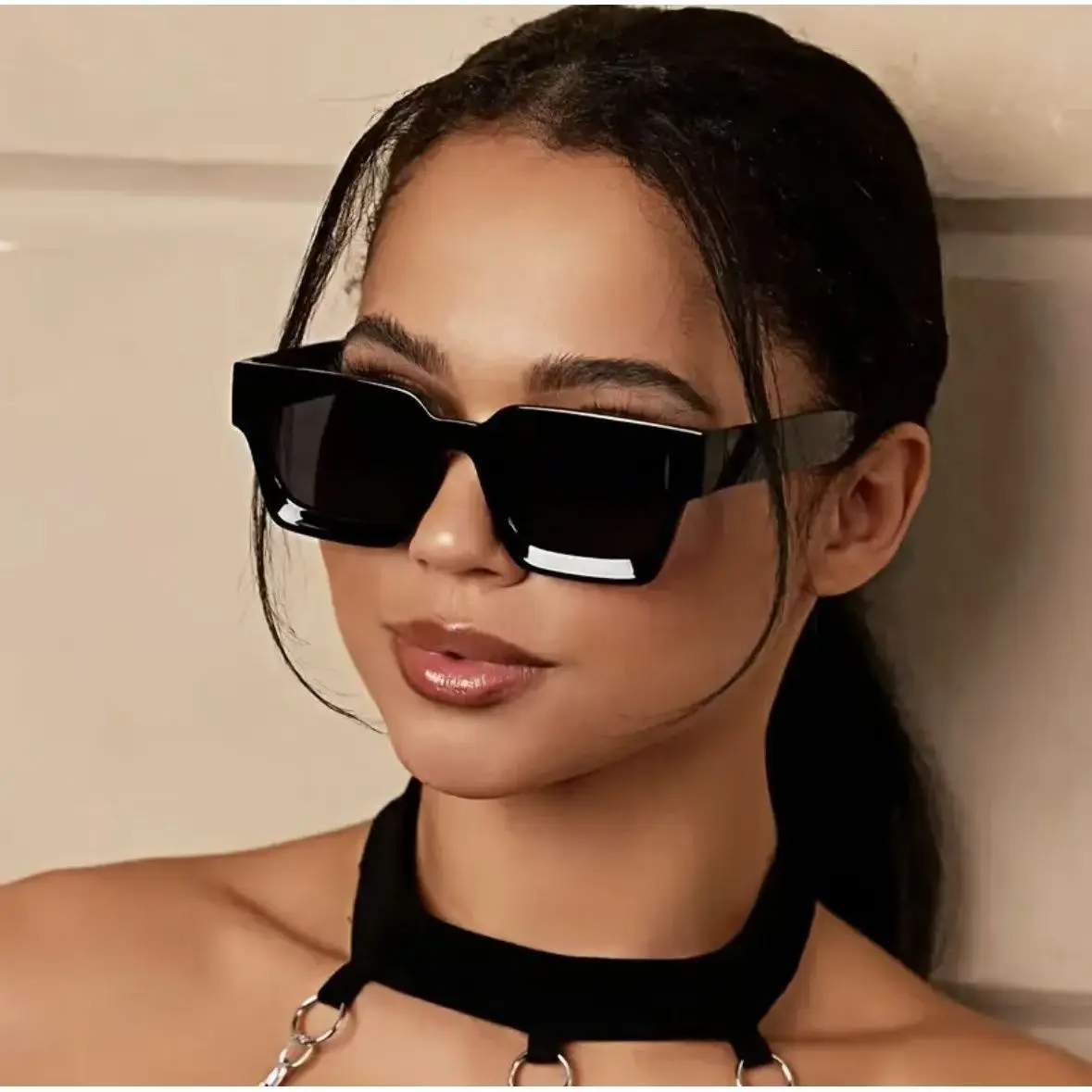 جديد UV400 التدرج مربع النظارات الشمسية الرجال الفاخرة العلامة التجارية مصمم ريترو نظارات شمسية النساء للجنسين Ins شعبية ظلال النظارات #2