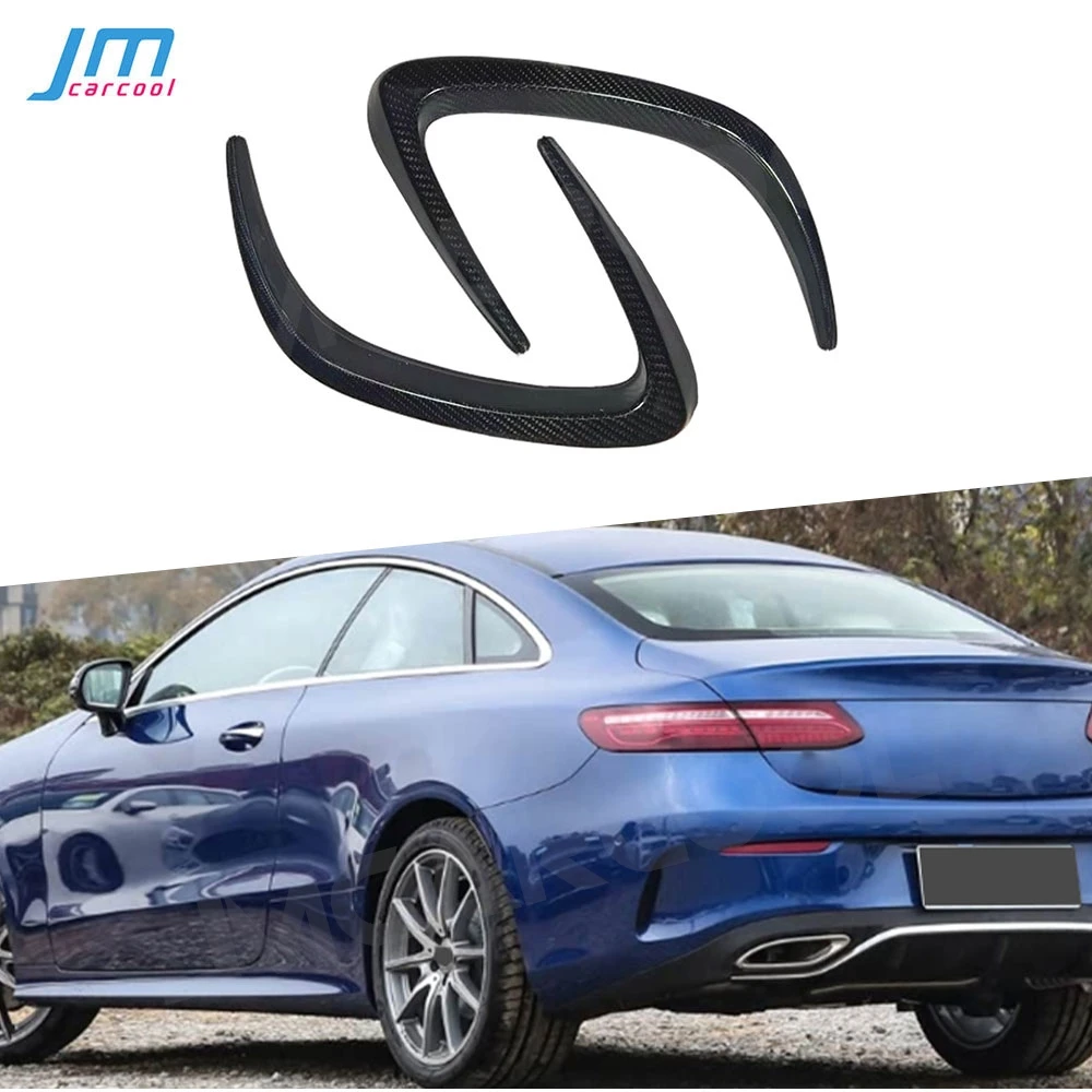 

Car Rear Bumper Fender Splitters Trim Carbon Fiber for Benz E Class C238 Coupe Sport E53 AMG 2021-2023 FRP Air Vent Body Kits