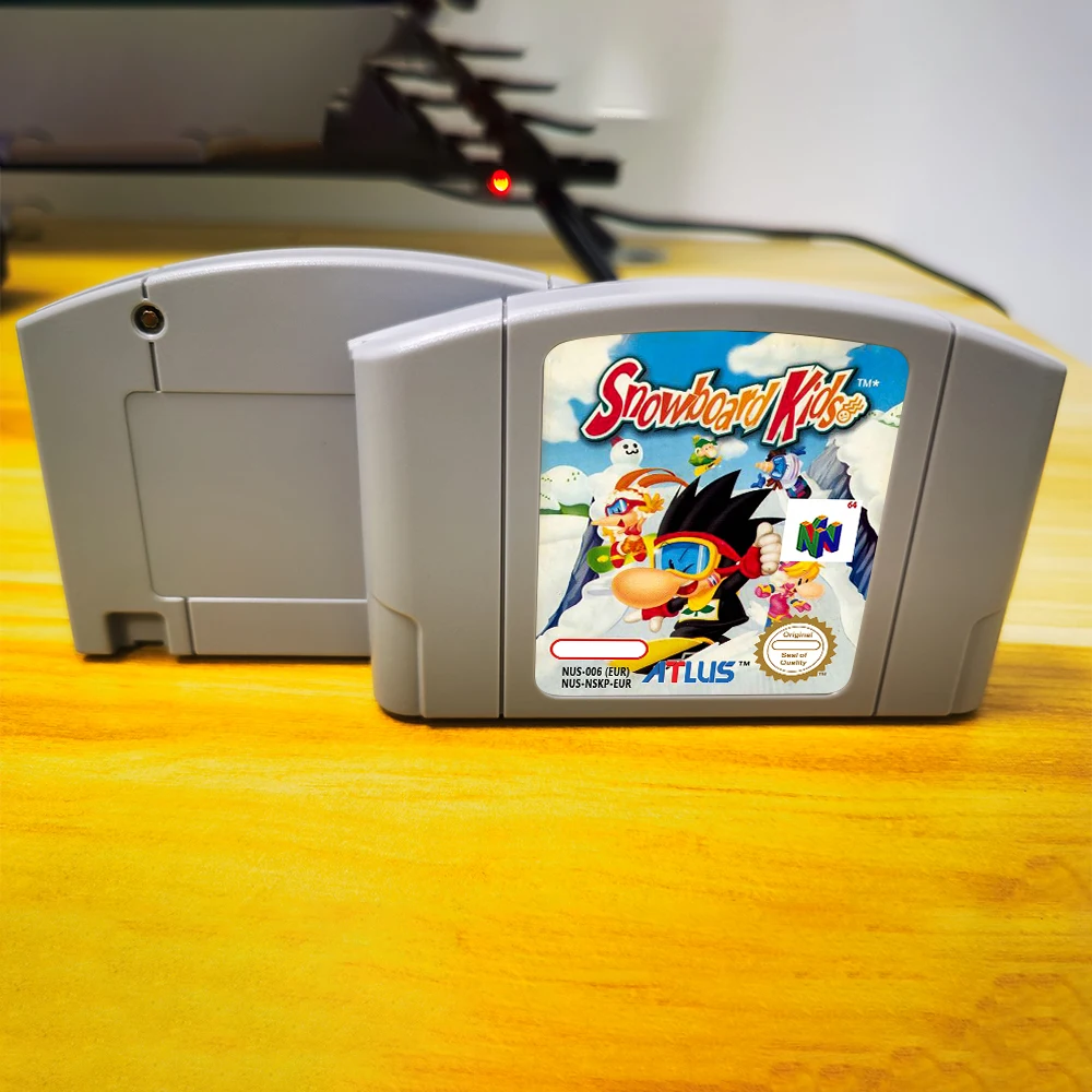 Snowboard Kids 1 2 64 Bit Game Cartridge USA NTSC version or EUR PAL version For N64 Consoles