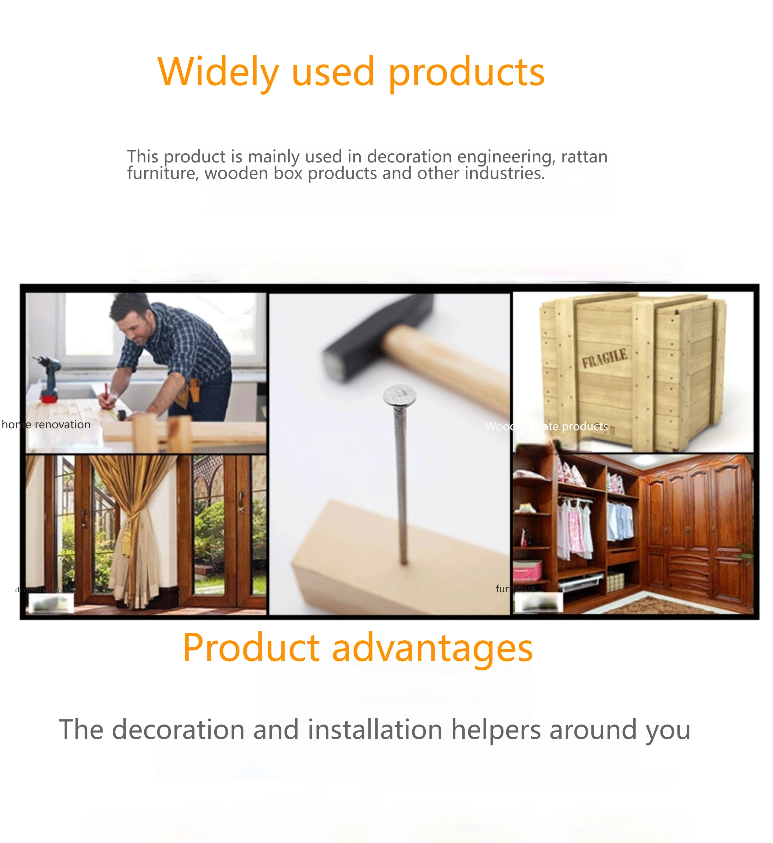 Sekrup baja tahan karat 304, paku bulat untuk pengerjaan kayu, paku baja, paku besi, paku dinding, paku untuk pistol paku, paku untuk menggantung gambar