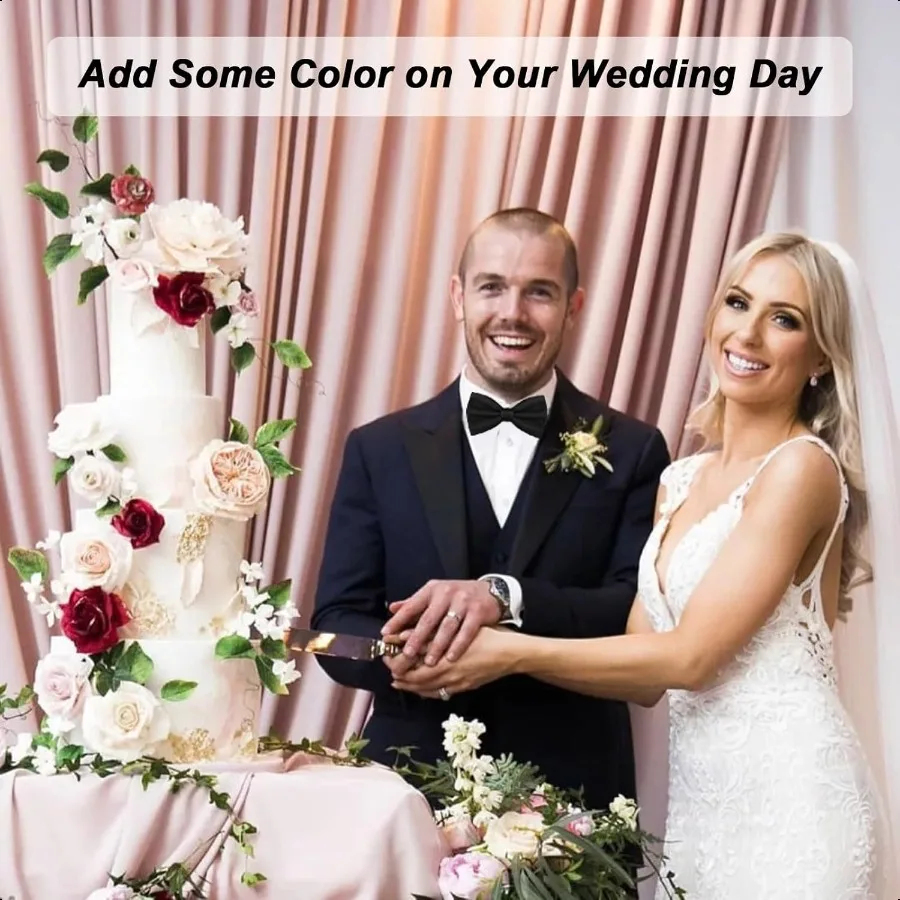 Papillon da uomo Tinta unita Preattaccata Papillon da smoking formale in raso Papillon con collo regolabile per uomo Festa di nozze