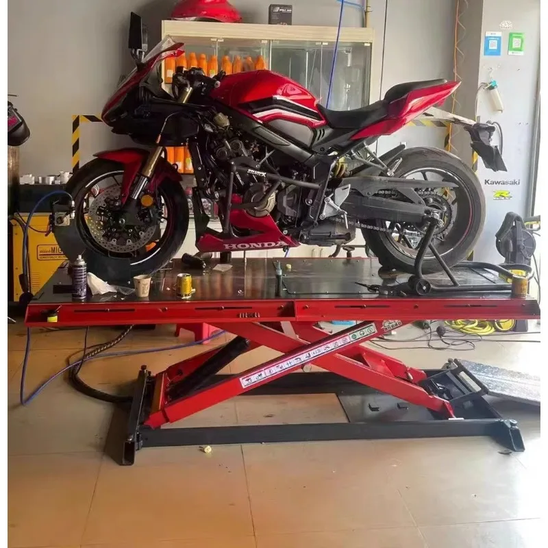 Wholesale Pneumatic Motorcycle Lift Hoist Stand Car Jack Lift Table Garage Workshop Tool​