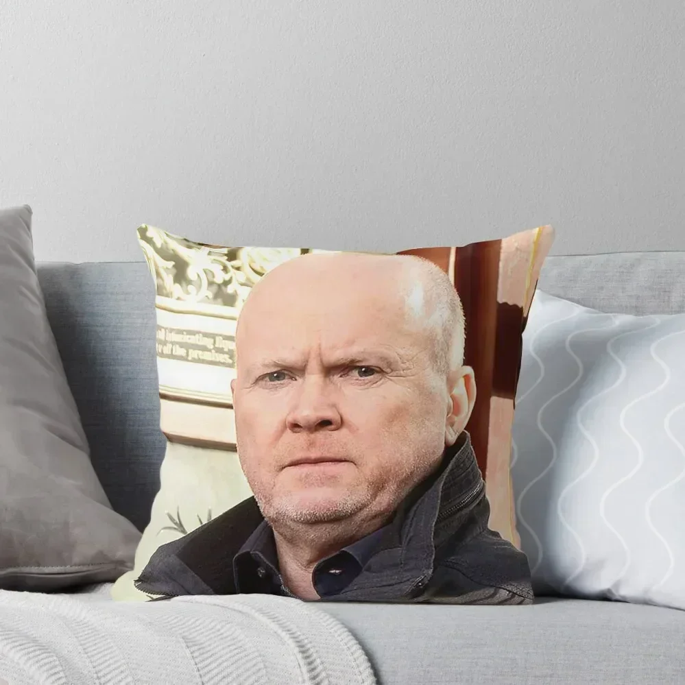 Phil Mitchell: Eastenders and British TV Icon (Steve McFadden) Throw Pillow Couch Pillows Luxury Sofa Cushions pillow