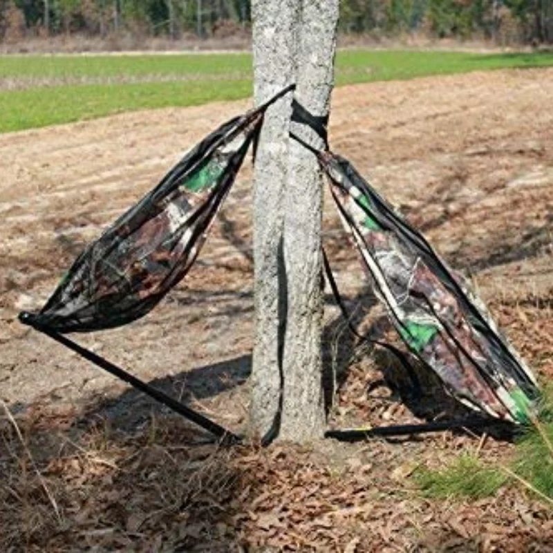 Portátil e Leve Camuflagem Hammock Cadeira do assento, Caça Fezes, Camping Cadeira, Pendura na árvore