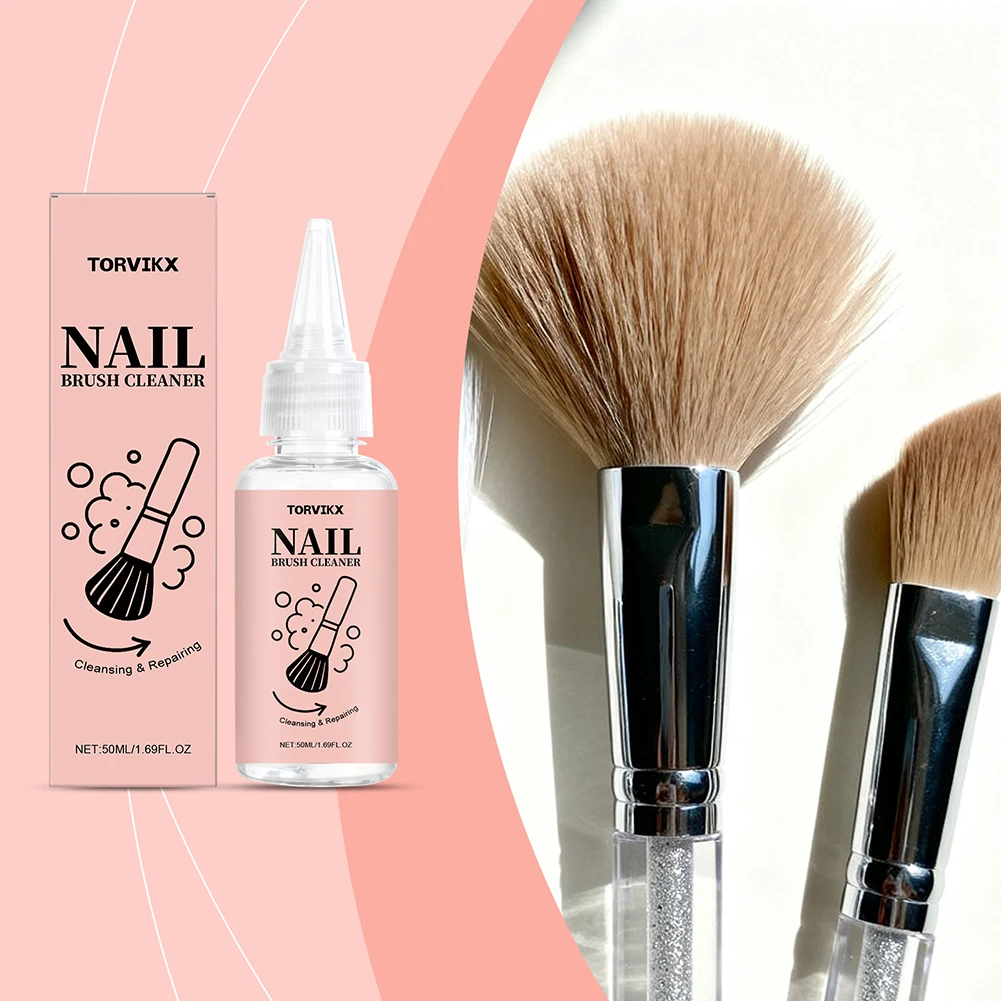 50ml Brush Cleaner Non-Rinse Makeup Brush Cleaner Deep Cleaning Beauty Sponge Brush Wash Agents For Beauty Blenders Makeup Tool