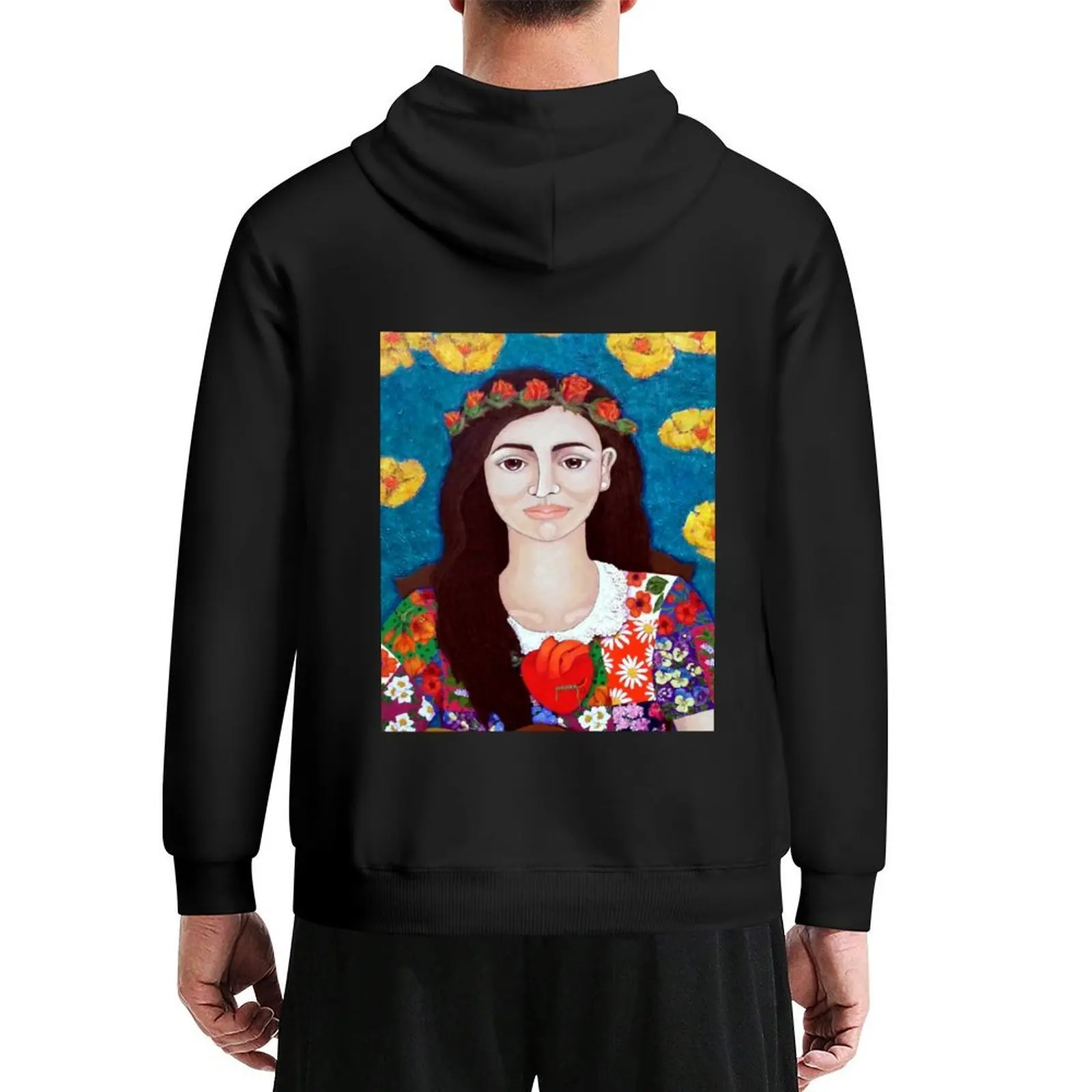 

Maybe Violeta Parra when young Hoodie aesthetic clothing men wear hooded shirt mens designer clothes men's oversize hoodie