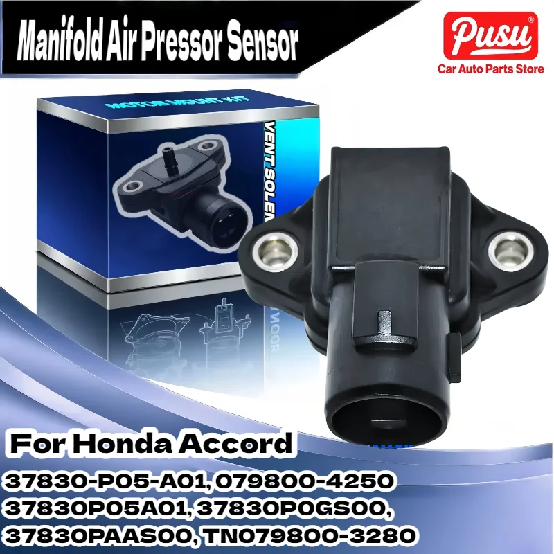 

For Honda Civic CRV MAP Sensor 37830P05A01 Manifold Air Pressure Sensor Compatible