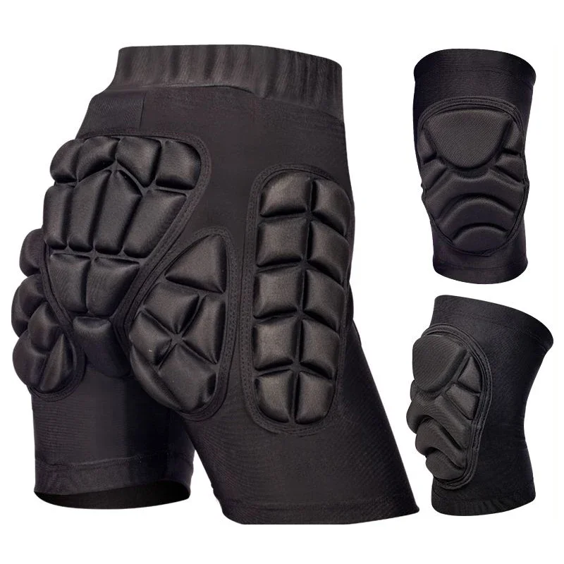 Ski Protective Knee Elbow Pads Butt Protection Shorts Skateboard Roller Skating Skating Ski Protective Gear Hip Protector Pants