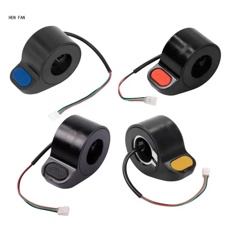 

Electric Scooter Thumb Throttle Electric Scooter Accelerators Integrated Switches Finger Button Throttle Brake Replacing M89D
