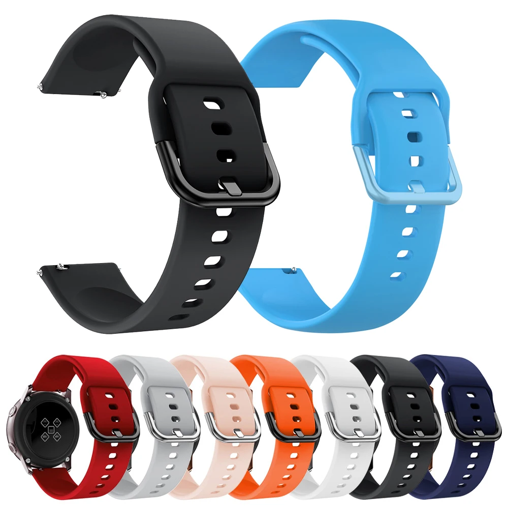 20mm 22mm Silicone Band For Garmin Forerunner 265 965 255 255M 245 645 158/Venu 3/Vivoactive 4 3/Venu 2Plus Bracelet Watch Strap