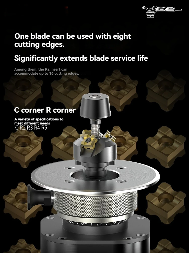 Beveling machine multi-functional curved curved surface handheld pipe flat stainless steel milling electric chamfering new