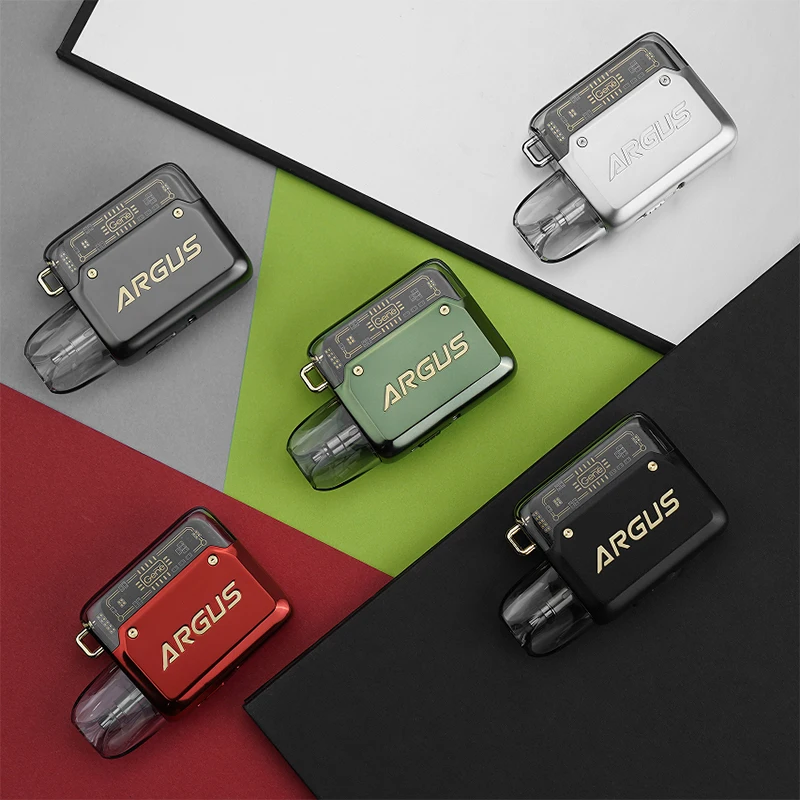 Voopoo Argus ชุด P1บุหรี่ไฟฟ้าแบบเดิม20W 800mAh แบตเตอรี่บุหรี่ไฟฟ้า2ml Argus พ็อดคาร์ทริดจ์0.7ohm/1.2ohm