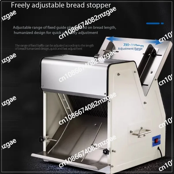 Electric Slicing Machine Fine Tooth Knife Commercial Toast Bread Slicer Bread Cutter 31 Slices Sharding Machine