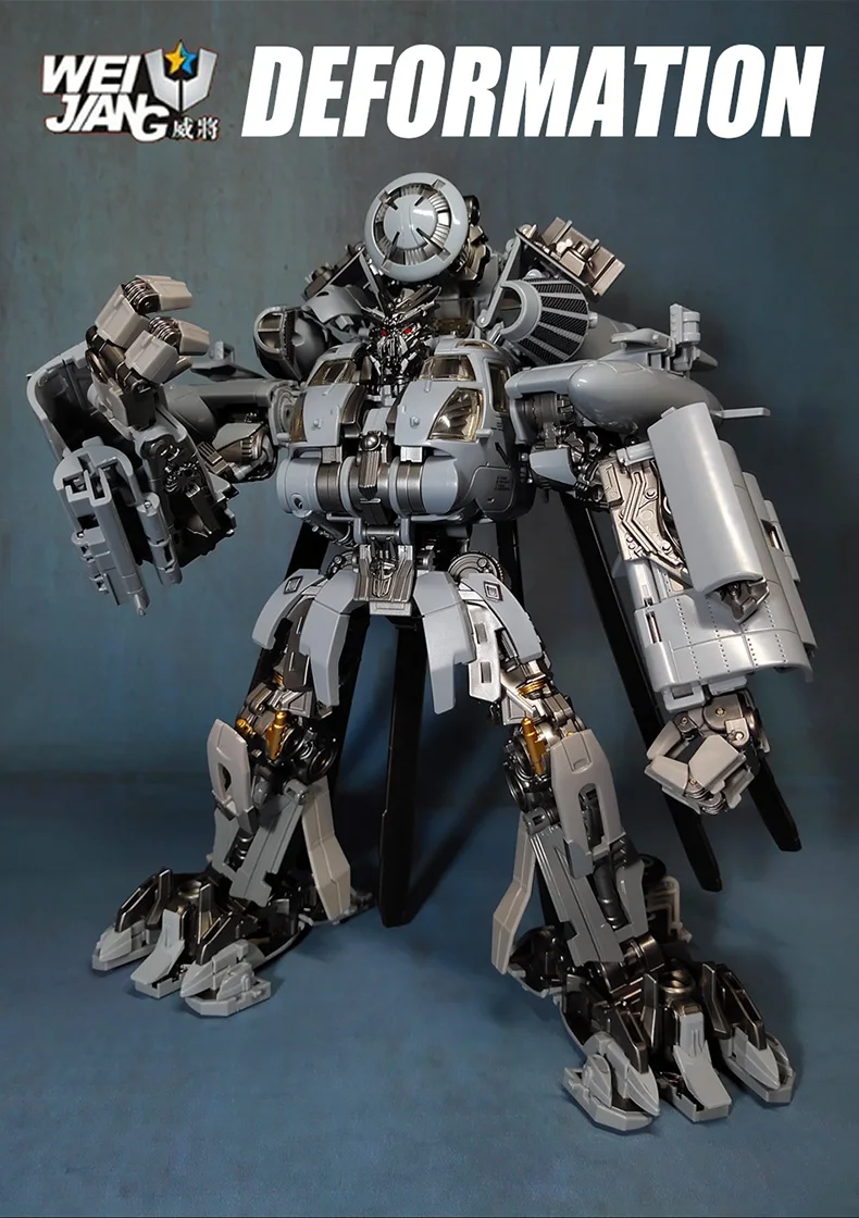 Weijiang black apple m05 transformação oversize ko ss08 esconder sombra blackout vertigo liga helicóptero figura de ação robô brinquedo