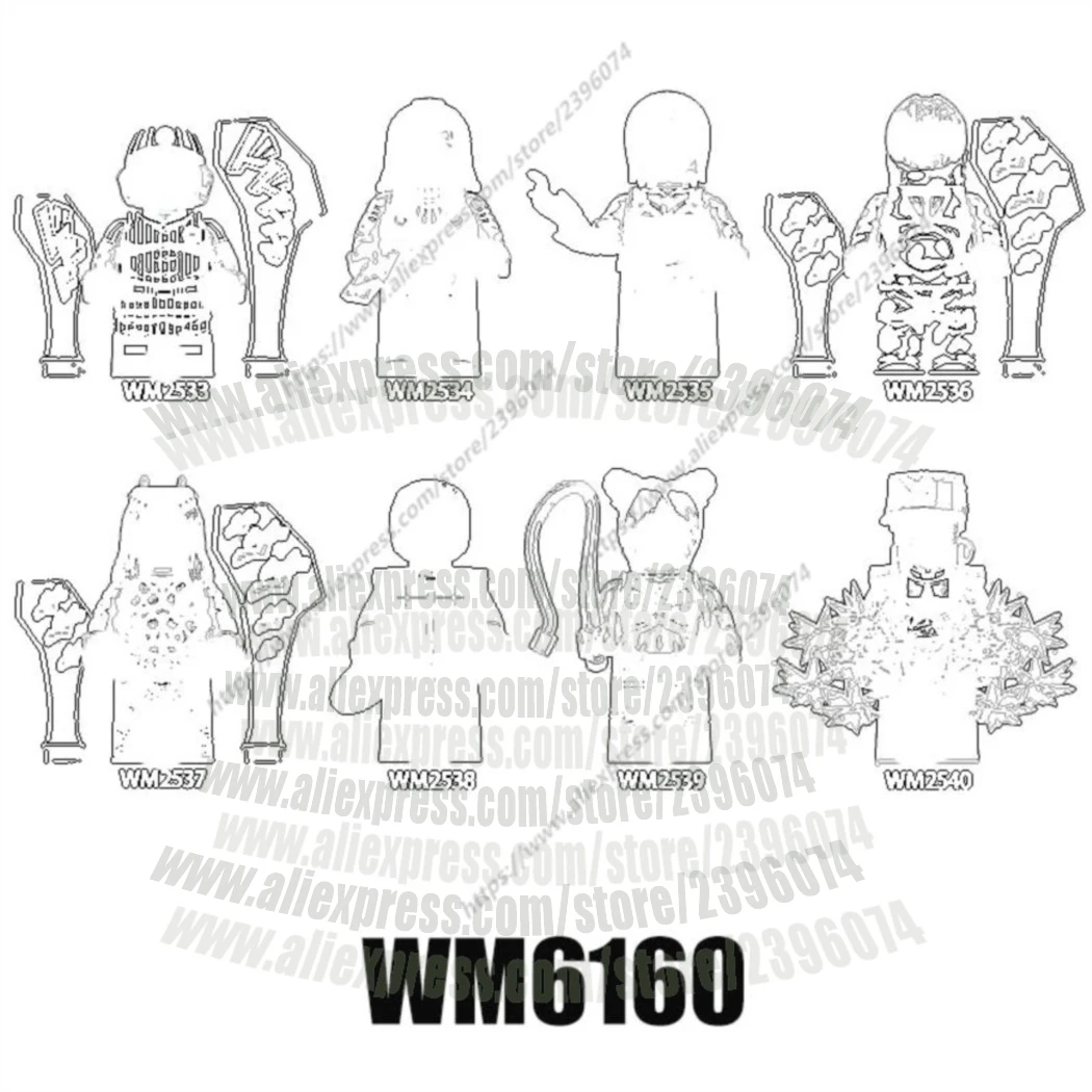 نماذج الرسوم المتحركة للتلفزيون من فيلم الرسوم المتحركة شخصيات الحركة WM6060 WM6061 WM2539 WM2540 أفضل هدية للأولاد والبنات ألعاب أعياد الميلاد والعطلات #1