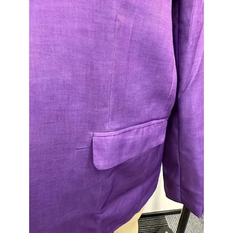 2024 giacca Blazer da uomo nuova giacca da uomo giacca Slim Fit cappotto Casual colletto con risvolto due bottoni tasca sul petto Blazer tinta unita abbigliamento uomo