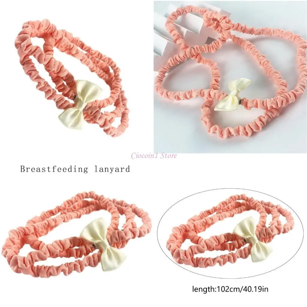 

Y1UB Удобная мать -кормление вспомогательное, мягкий полиэфирный кормящий ремешок для профилактики шнурки с регулируемой длиной