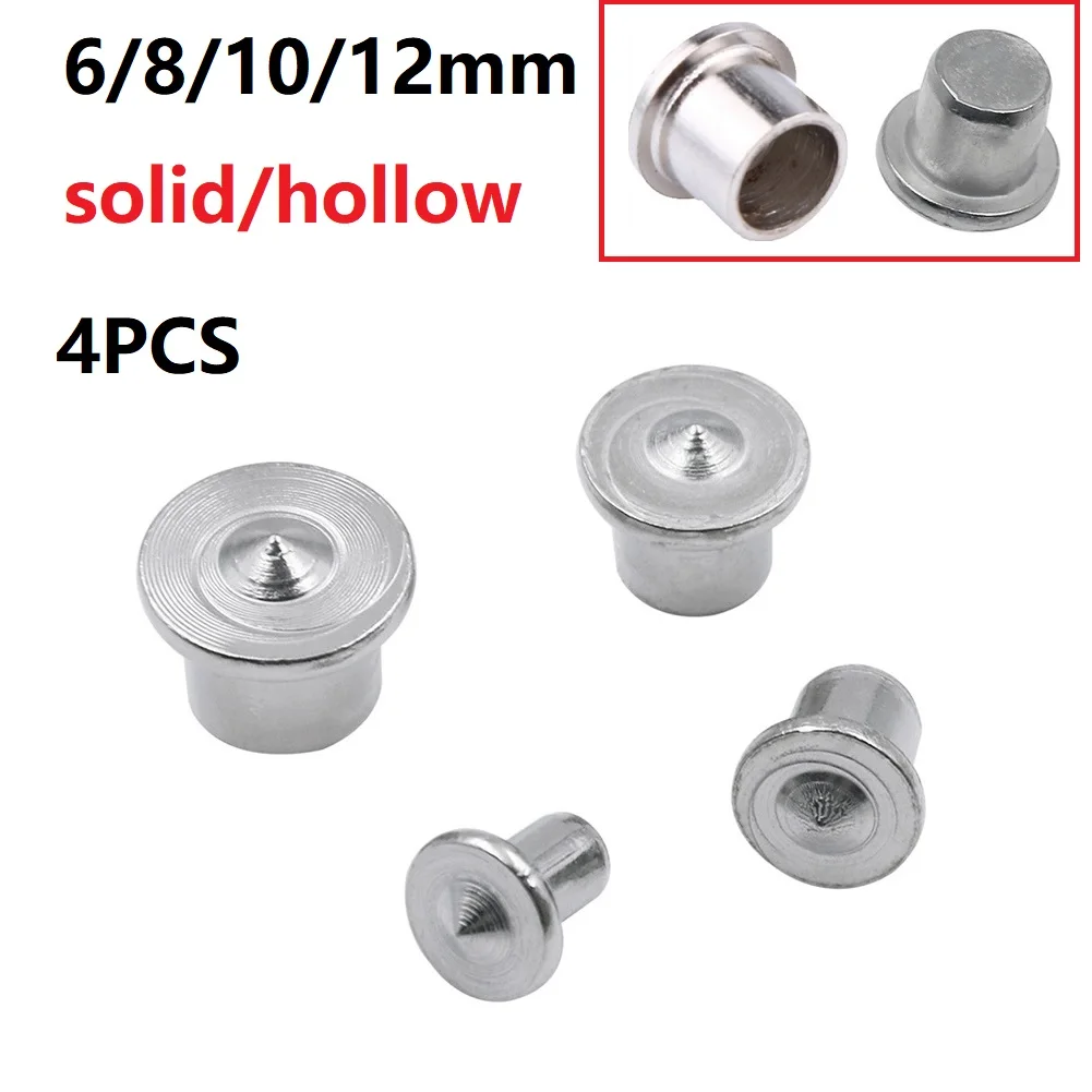 4pcs Dowel Centre Point Pin Set Wood Timber Marker Hole Tenon Center Set 6/8/10/12mm Hand Tool Parts