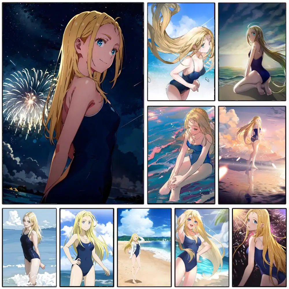 emotional anime S-Summer Ghost Poster Modern Home Decoration Interior Design & Contemporary Wall Art Collection