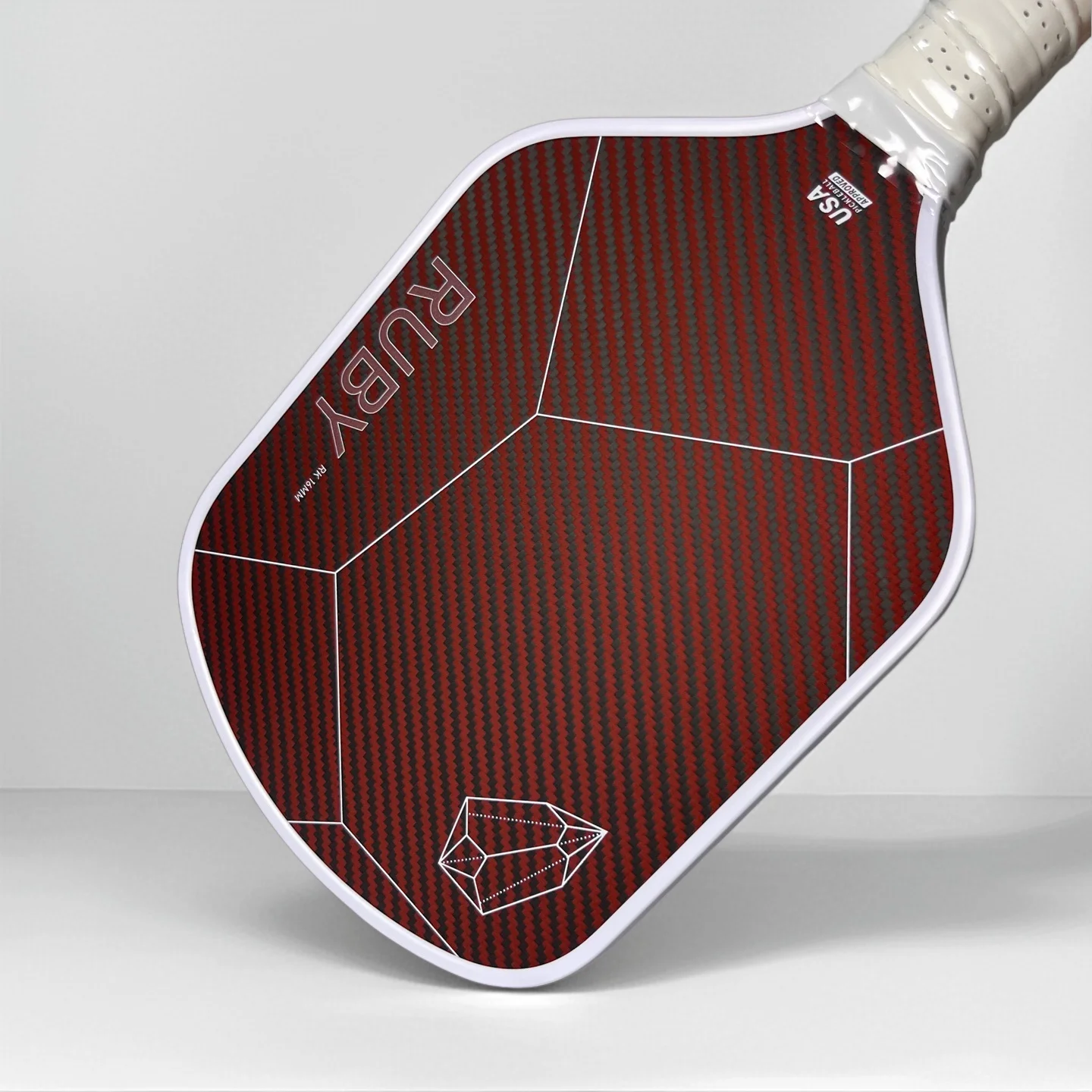 Kevlar Offensive Pickle Paddle Single Carbon Fiber Pickleball Paddle Lightweight Edge Protection Strip Scratch Resistant