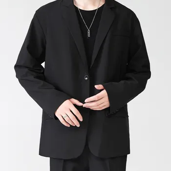 1103-남성용 캐주얼 용수철 및 가을 세트, 남성용 루즈 코트