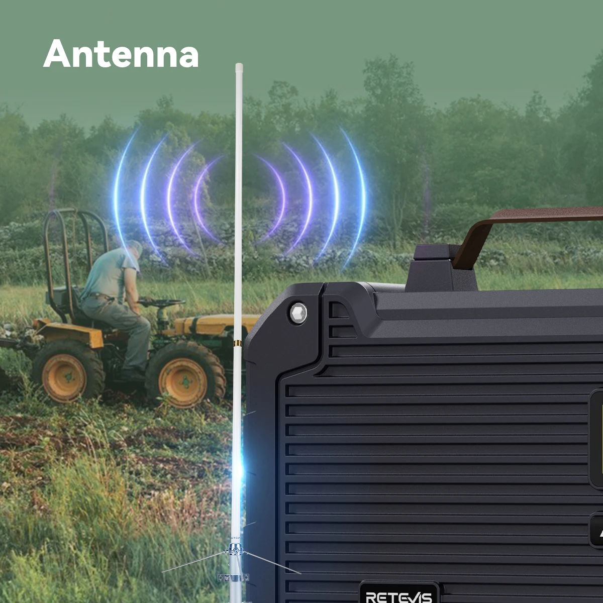 Retevis RT97L Analog Repeater Walkie Talkie GMRS Langstrecken-tragbares Zwei-Wege-Radio Leistungsstarke Toextend-Kommunikationsreichweite – Detail 11