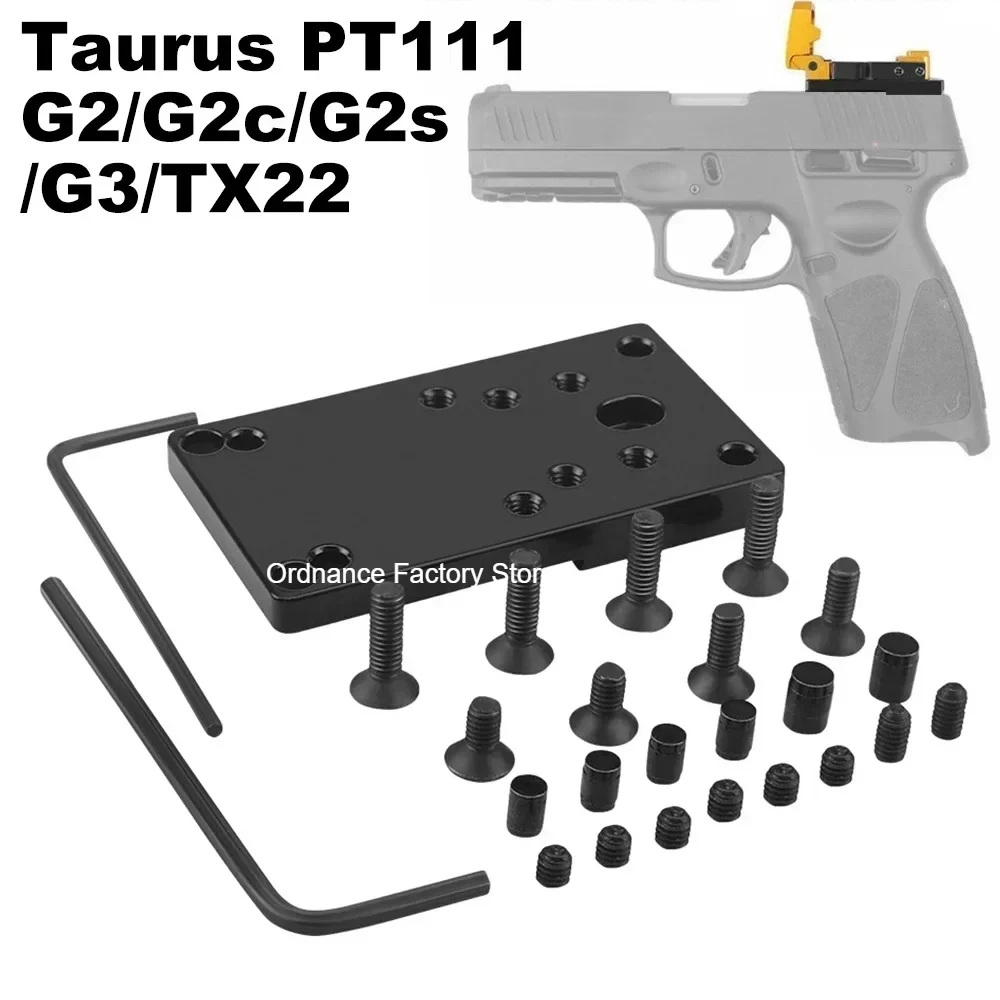 Do pistoletu Taurus Original G3/PT111 G2 G2c G2s Red Dot Sight Plate Base Mount do akcesoriów RMR/VISM/MROS/VORTEX/DOCTER/ADE