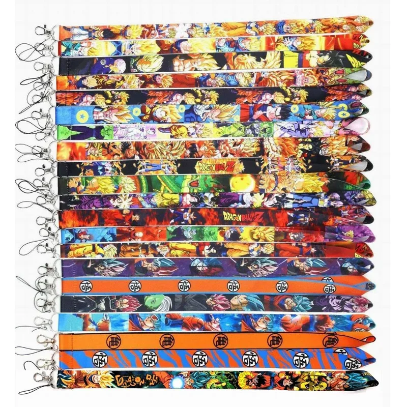 Dragon Ball Z Goku Lanyard Child Women Men Mobile Phone Keychain Lanyards Vegeta Cute Charm Strap Anime Neck Straps Accessories view 2