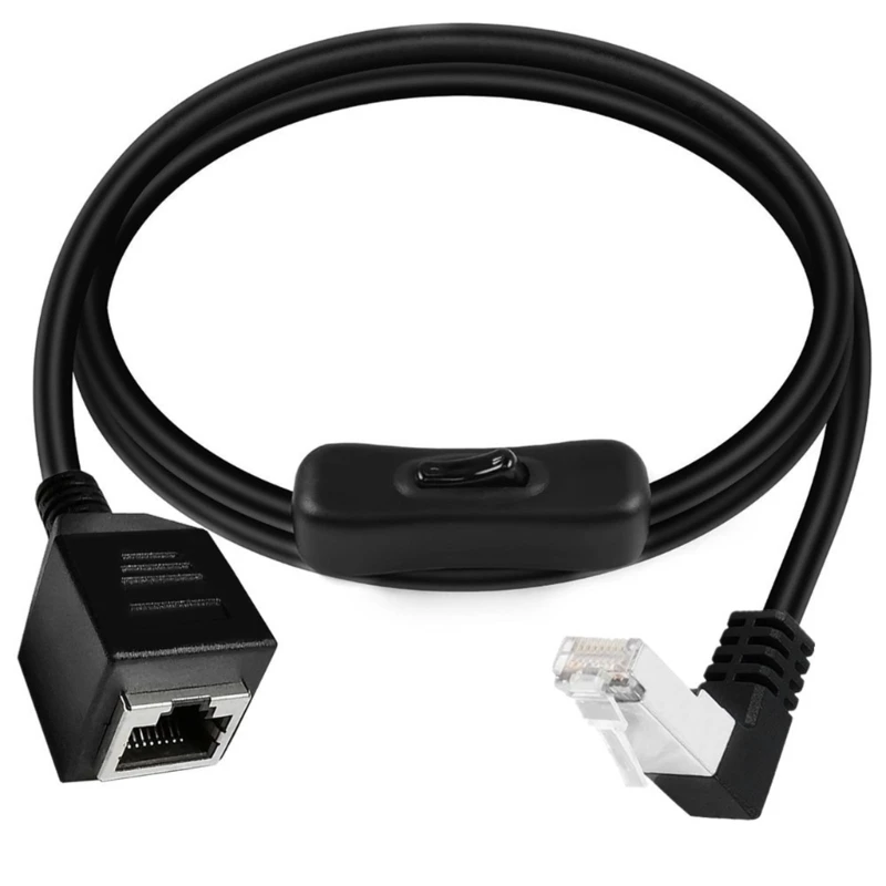 Cavo Ethernet CAT6e RJ45 con prolunga ad angolo basso Cavo Ethernet da maschio a maschio/da maschio a femmina