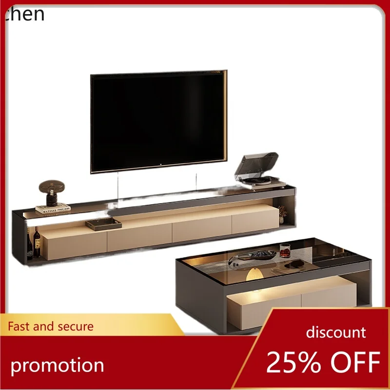 

HT минималистичный напольный шкаф для телевизора, журнальный столик, комбинация высококачественного бокового шкафа для гостиной, аудиовизуальный шкаф