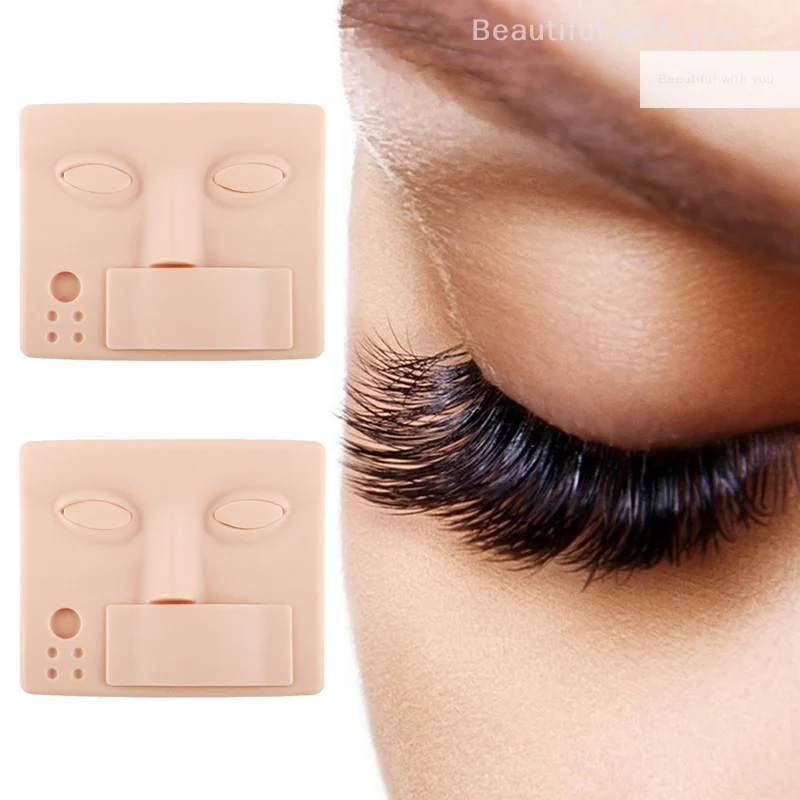 新しいマネキンヘッドまつげエクステ練習用メイクアップアクセサリー取り外し可能な目付きつけまつげ移植トレーニングモデルヘッド
