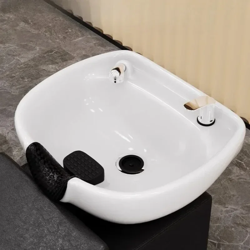 Men Shaving Professional Washbasin Lying Waterproof Dirt-resistant Shampoo Bowl Chair Therapy Basin Treatment Chaise Coiffure