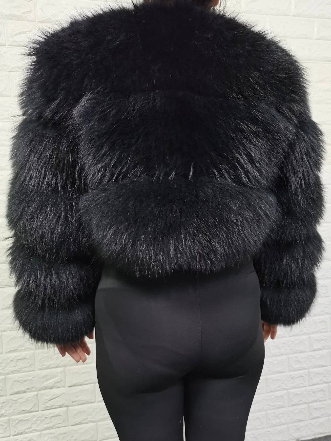 2026 Plus Size tops Black Real Raccoon Fur Coat Women Natural Leather Clothing Curve coat winter jackets outerwears Female Vest