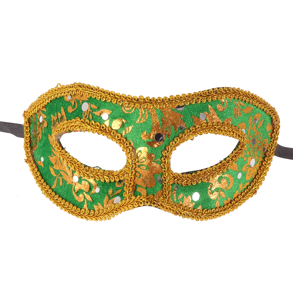 

Luxury Men'S Masquerade Half Face Costume Party Carnival Venetian Mask Halloween Ball Prom Wedding Green Retro Roman