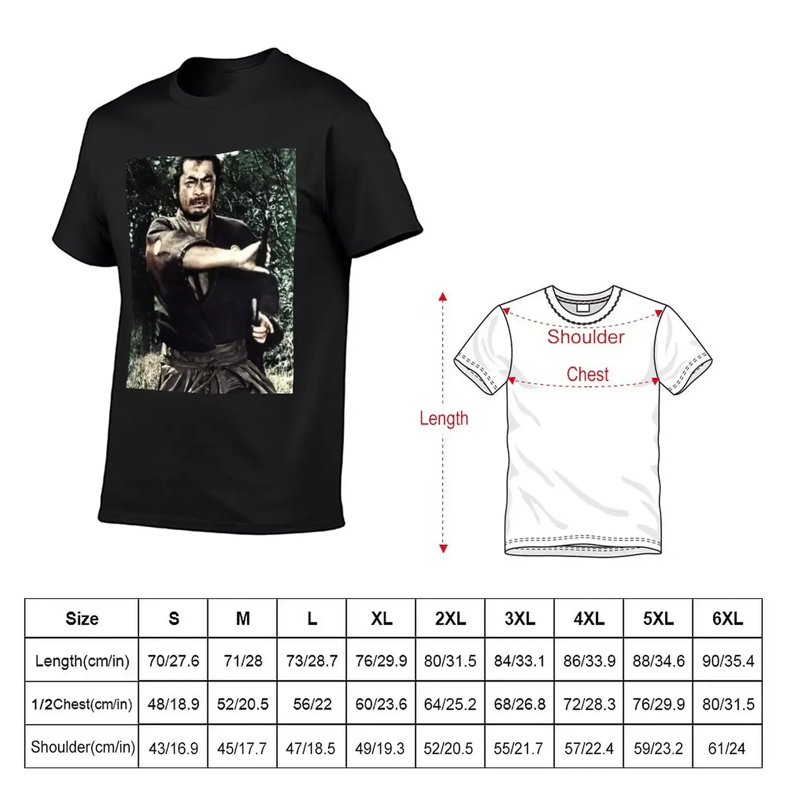 Yojimbo Akira Kurosawa Toshiro Mifune T-Shirt boys animal print customs oversizeds T-shirt men